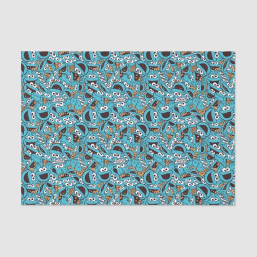 クッキーモンスター | NOM NOMパターン 薄葉紙 (正面)