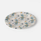 クッキーモンスター | OM NOM漫画パターン ペーパープレート (アングル)