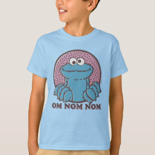 クッキーモンスター Om Nom Nom Tシャツ