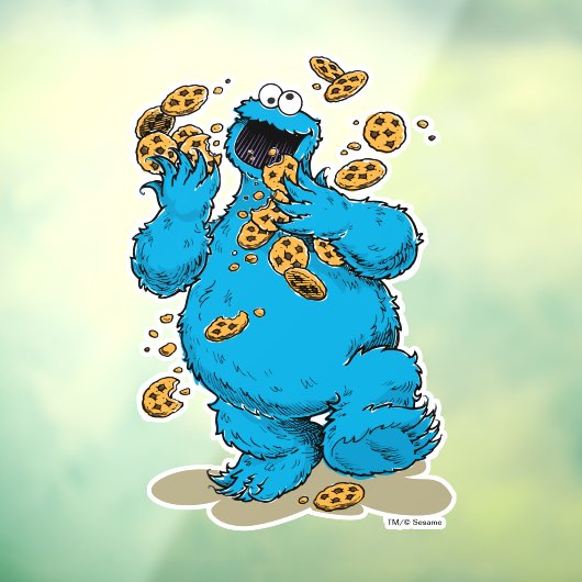 クッキーモンスタ熱狂するーCookie ウィンドウサイン (シート3)