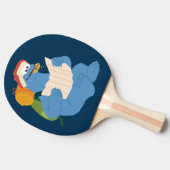 クッキーモンスタ読ーの地図 卓球ラケット (横)