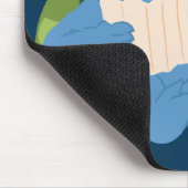 クッキーモンスタ読ーの地図 |名前の追加 マウスパッド (コーナー)