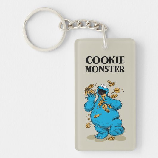 クッキーモンス熱狂するターCookie キーホルダー (正面)