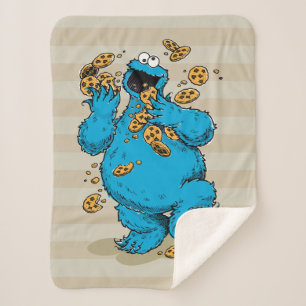 クッキーモンス熱狂するターCookie シェルパブランケット