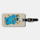 クッキーモンス熱狂するターCookie ラゲッジタグ (正面横)