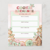 クッキー交換の投票投票ジンジャーブレッド (正面)