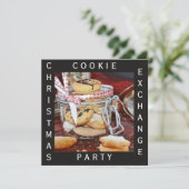 「クッキー交換クリスマスパーティー」瓶 招待状 (スタンド正面)