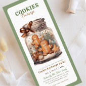 クッキー交換クリスマスホリデーパーティー 招待状