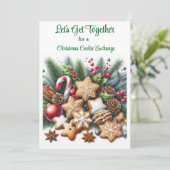 クッキー交換クリスマス  招待状 (スタンド正面)