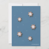 クッキー交換パーティーのお誘い 招待状 (裏面)