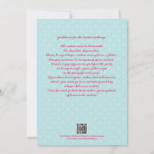 クッキー交換パーティーの招待状 招待状 (裏面)