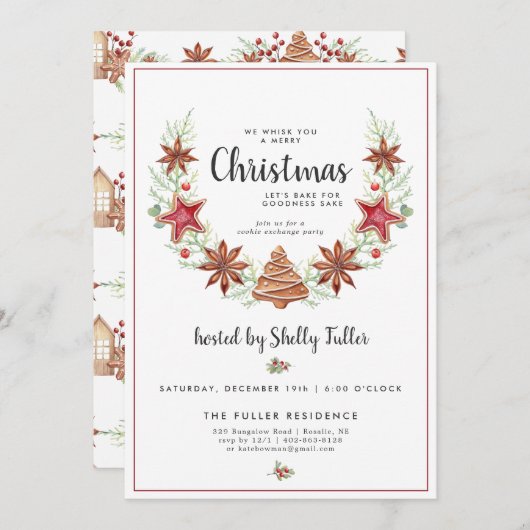 クッキー交換会 | クリスマスケーキパーティ (正面/裏面)