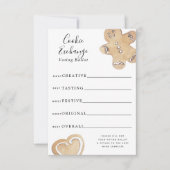 クッキー交換投票投票 招待状 (正面)