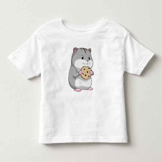 クッキー付きハムスター トドラーTシャツ (正面)