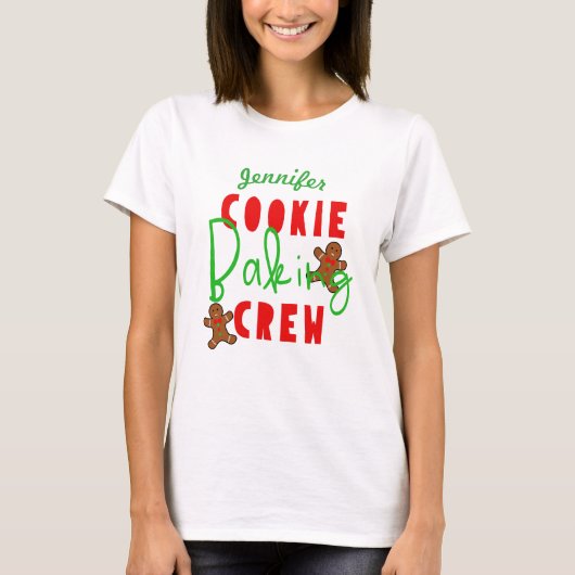クッキー作りの仲間たち 楽しいホリデークッキング Tシャツ (正面)