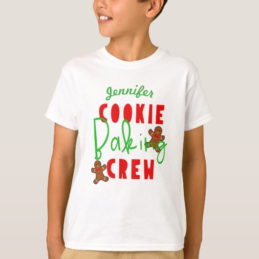 クッキー作りの仲間たち 楽しいホリデークッキング Tシャツ (正面)