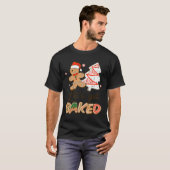 クッキー作り大好き!チームで楽しむクリスマスのバカンス Tシャツ (正面フル)