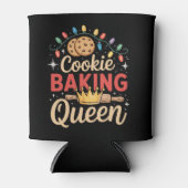 クッキー作り女王ベーカリーベーカリー クリスマス 缶クーラー (正面)