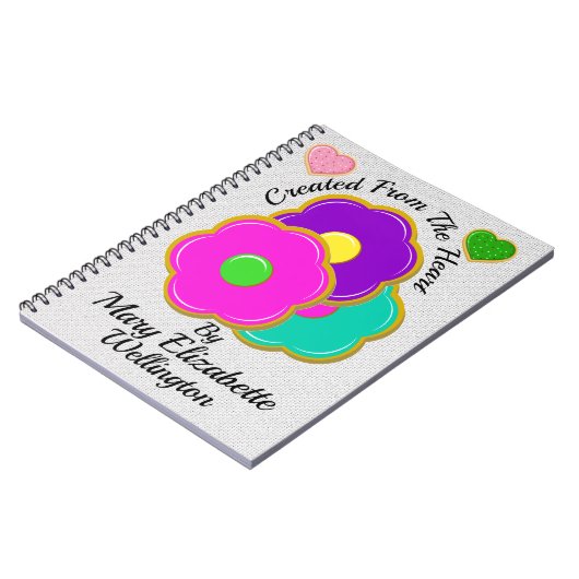 クッキー作成者 ... ノートブック (左側)