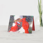 クッキー及びショウガはクリスマスを祝います シーズンカード (裏面)