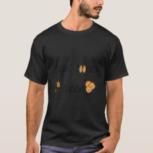 クッキー引用スイーツクッキークイーンクールクッキー Tシャツ