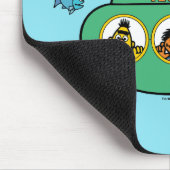 クッキー怪獣とセサミパルズ潜水艦 マウスパッド (コーナー)