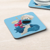 クッキー怪獣のグルメ友達 コースター (左側)