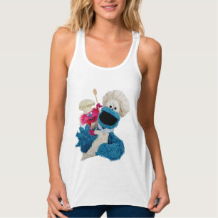 クッキー怪獣のグルメ友達 タンクトップ