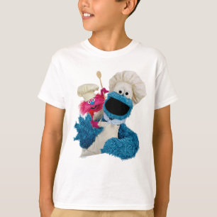 クッキー怪獣のグルメ友達 Tシャツ
