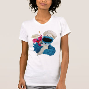 クッキー怪獣のグルメ友達 Tシャツ