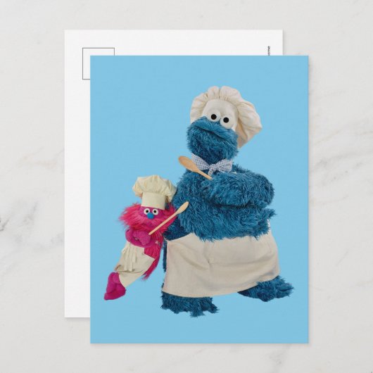 クッキー怪獣のフードトラックのパートナー ポストカード (正面/裏面)