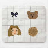 クッキー愛好家 マウスパッド (正面)