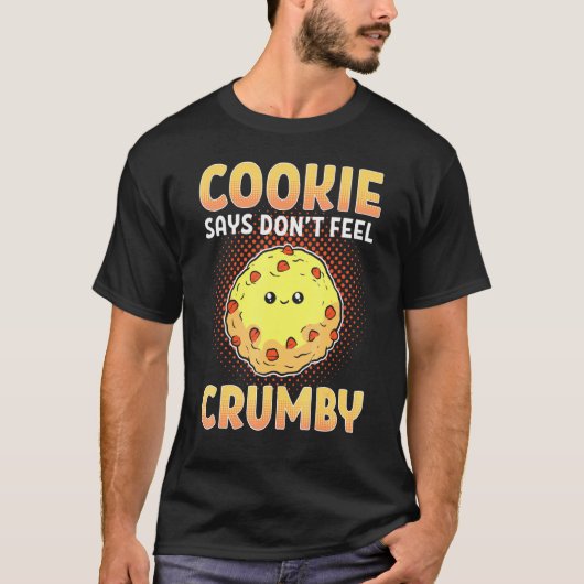 クッキー感じはCrumby Cookieと言う Tシャツ (正面)