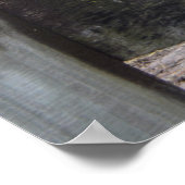 クッキー牛がフェンスを通して覗く ポスター (角)