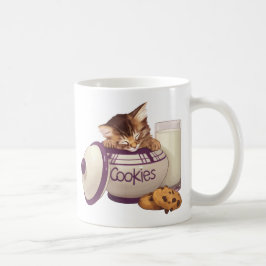 クッキー用の瓶の虎猫の子ネコ コーヒーマグカップ