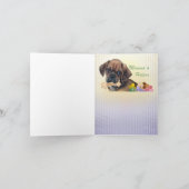 クッキー用の瓶カードからのPuggleのストールのクッキー カード (内部)