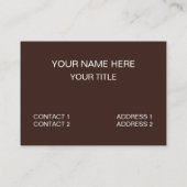 クッキー私の最初の愛クッキービスケット 名刺 (裏面)