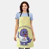 クッキー通り エプロン (着用した状態)