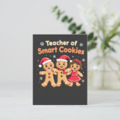 クッキー頭が切れるのクリ教えスマスジンジャー先生 案内状 (スタンド正面)