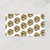 クッキー頭が切れる先生行動報酬パンチカード 名刺 (裏面)