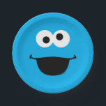 クッキー顔アート ペーパープレート<br><div class="desc">誰だ？クッキーモンスター顔アート！    2才以上をお勧めします。© 2014 Soma Workshop.www.sesamestreet.org</div>