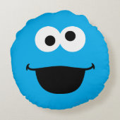 クッキー顔アート ラウンドクッション (裏面)