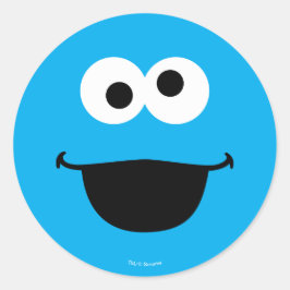 クッキー顔アート ラウンドシール