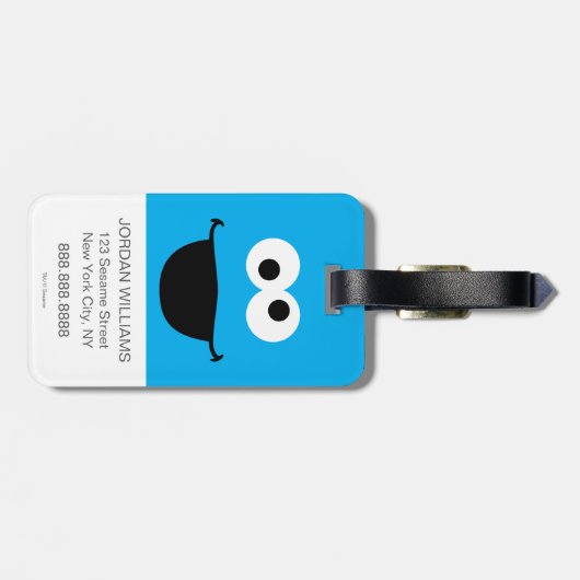 クッキー顔アート ラゲッジタグ (裏面横)