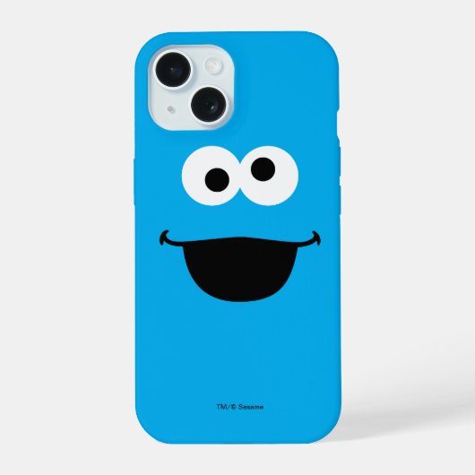 クッキー顔アート iPhone 15ケース (裏面)