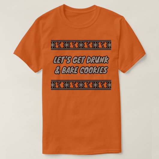 クッキー飲を取って焼こう1 Tシャツ (デザイン正面)