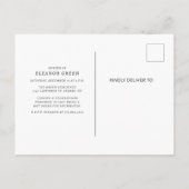 クッキー飾のパーティの招待状 ポストカード (裏面)