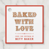 クッキー |の焼いたキッチンから愛を込めて フェイバータグ (正面)