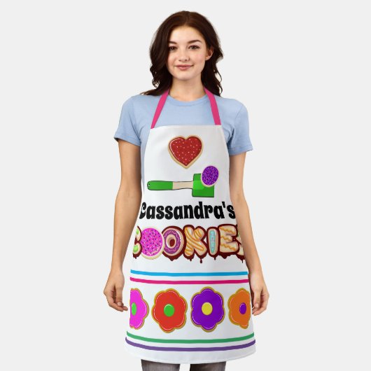 クッキー エプロン (着用した状態)