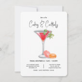 クッキー&カクテルクリスマスカクテルパーティー 招待状 (正面)